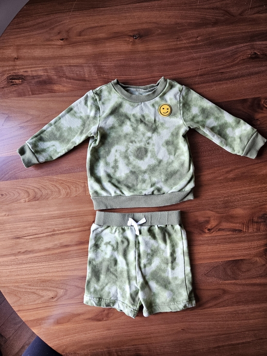 Little Me Other - 12-18M NWOT Little Me Tie Dye Green Matching Set